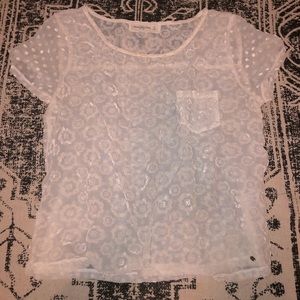 Abercrombie & Fitch sheer top